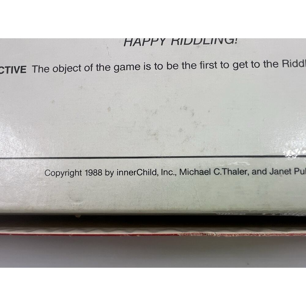 Vintage Riddle Race Board Game Replacement Pieces Educational Rhyming Reading - Picture 8 of 13